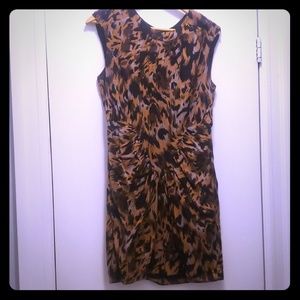 Whistles Silk Leopard Print dress